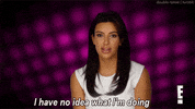I Dont Know Kim Kardashian GIF