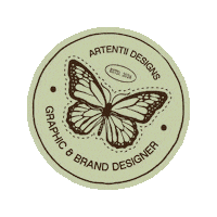 marinaterentiicebotari branding brandidentity branddesigner artentiidesigns Sticker