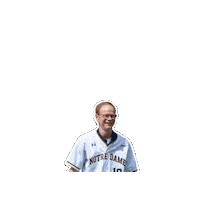 Notre Dame Priest Sticker by University of Notre Dame