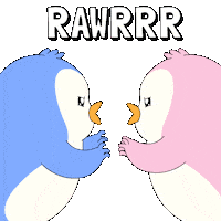 Fight Fighting Sticker by Pudgy Penguins