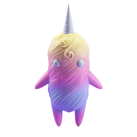 Happy Cotton Candy Sticker