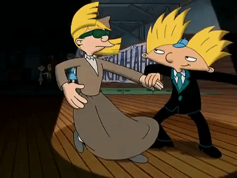 hey arnold nicksplat GIF