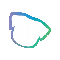 pobykylorey pobykylorey dog face logo pug face logo Sticker