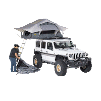 Jeep Camping Sticker by 4 Wheel Parts