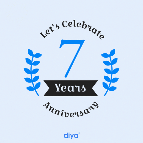 Seven Years Work Anniversary GIF by DiyaUA