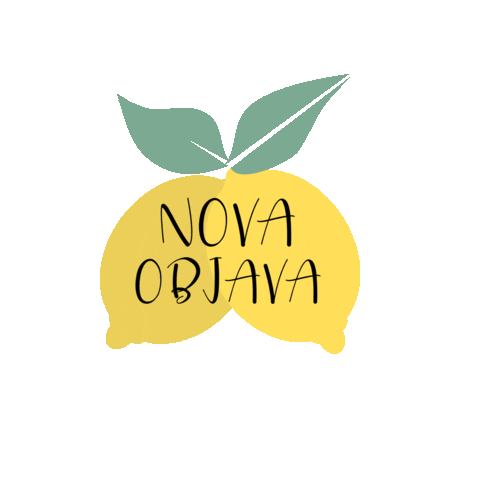 lemonmintsi giphyupload lemon nova objava Sticker