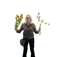 GeertjeStienstra magic flowers bouquet bloemen Sticker