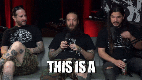 mainlinexmedia giphyupload comedy podcast metal GIF