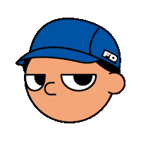 Girl Face Sticker by FRIDONY