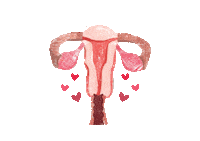 caitlindawart period menstruation periods ovaries Sticker