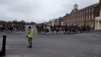 Woolwich's Royal Artillery Barracks Hold Gun Salute Following Death of Prince Philip
