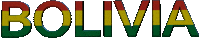 3D Bolivia Sticker