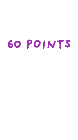 Charlie Points Sticker