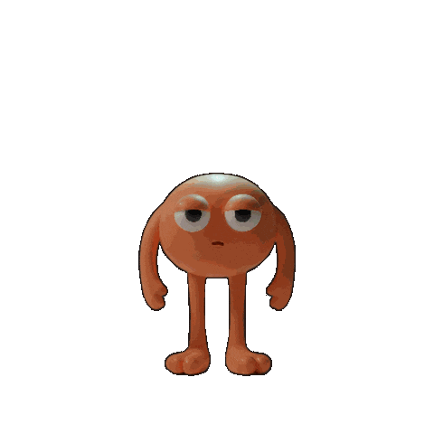 Bored Thinking Sticker