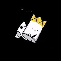 Elreydelpapelhigienico delivery mujer besos estrellas GIF