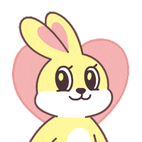Heart Bunny Sticker by samlip