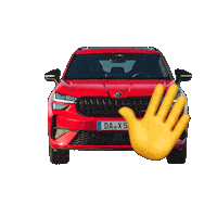 Car Driving Sticker by Škoda Global