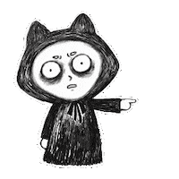 Cat Leave Sticker