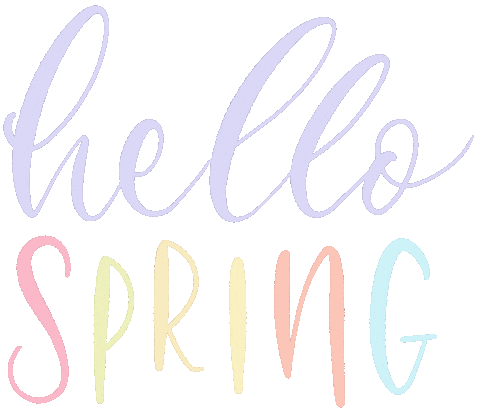 Spring Hello Sticker