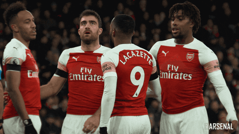 celebrate premier league GIF by Arsenal