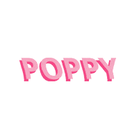 Poppy Sticker by Peaky Digital