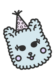 Cat Party Sticker