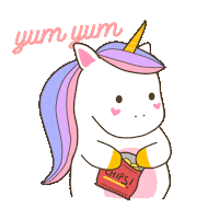 Nom Nom Eating Sticker