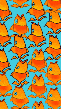 artists on tumblr fish GIF by Dax Norman