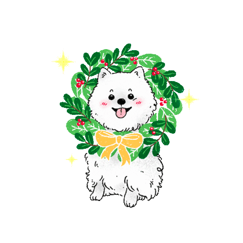 Xmas Sticker by POLDO DOG COUTURE