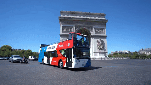 RATP giphyupload travel paris bus GIF