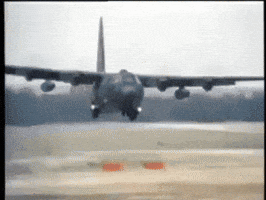 plane dropping GIF