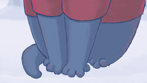 Anna_Dudko giphyupload cat 2d 2d animation GIF