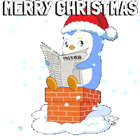 Merry Christmas Sticker by Pudgy Penguins