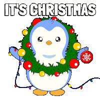 Merry Christmas Sticker by Pudgy Penguins