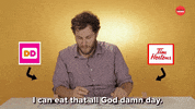 Dunkin Donuts Donut GIF by BuzzFeed