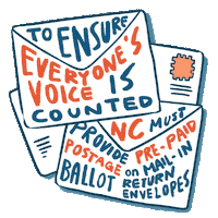 North Carolina Vote Sticker by Creative Courage