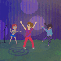 night club animation GIF by Monika Klobčar