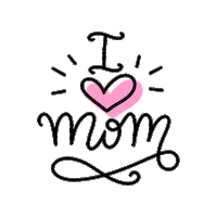 Heart Mom Sticker