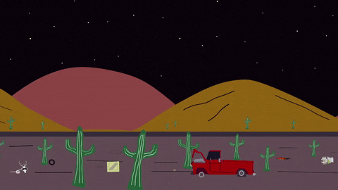 truck desert GIF by South Park 