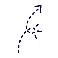 Arrow Sparkle Sticker by Trainual