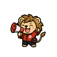 Scream Lion Sticker by KenShop SG