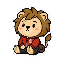 Stare Lion Sticker by KenShop SG