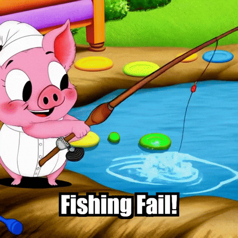 Relax Fishing GIF by The Pigasso