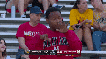 Terps Football Dancing GIF by Maryland Terrapins