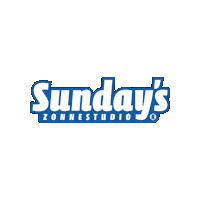 Zonnebanken Sticker by Sunday's