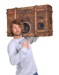 Long Hair Guy Sticker by Amsterdenim