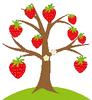 Strawberry May Sticker