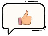 Text Thumbs Up Sticker by Three Polska