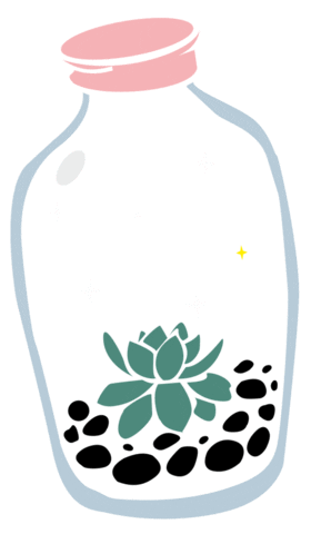 heart plant Sticker by Mimi Velarde