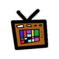 CallmekyLA tv netflix vintage home Sticker